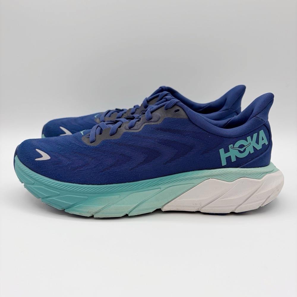 HOKA Arahi 6 'Bellwether Blue' 1123195-BBOM US Size 8 B Women's Running EUC